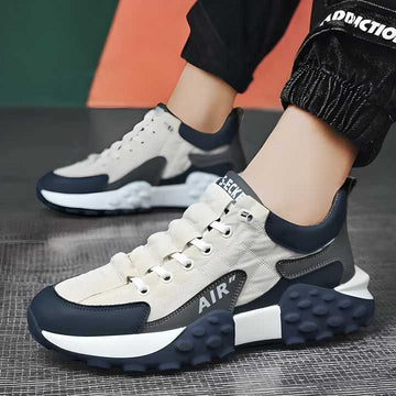 Men's Thick Base Casual Sneakers for Everyday Comfort