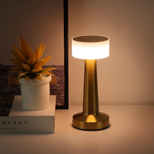 Touch Sensor LED Table Lamp Sleek & Modern Lighting | Gold Design 8