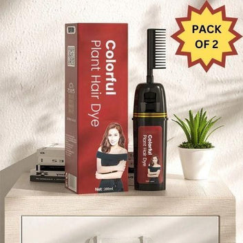 Natural Hair Dye Shampoo With Comb Applicator for Man & Women 🔥BUY 1 GET 1 FREE🔥
